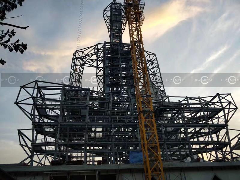 Inter-staal-structuur-large-brass-Sakyamuni-buddha-statue