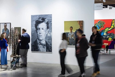 De tweede kunsttentoonstelling Paris+ Par Art Basel eindigde op 23 oktober.