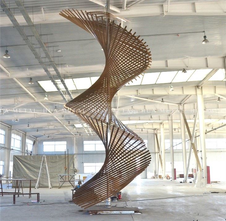 Stainless Steel Atrium Sculpture For Koningsdam Cruise Ship
