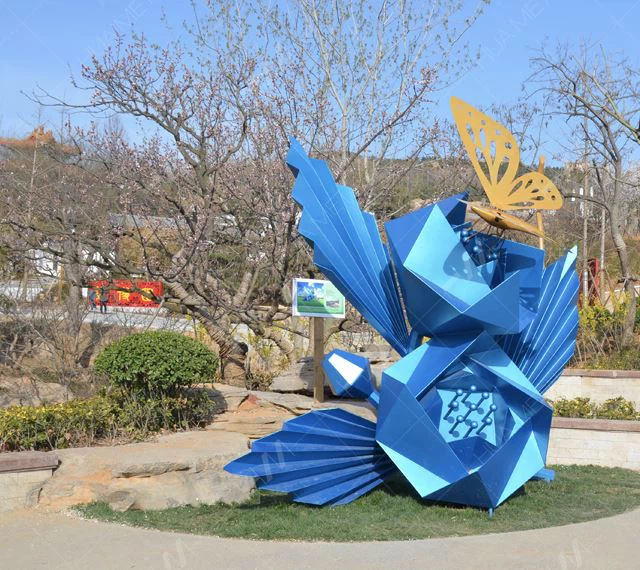 stainless steel butterfly sculpture 02